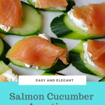 Salmon Cucumber Appetizers