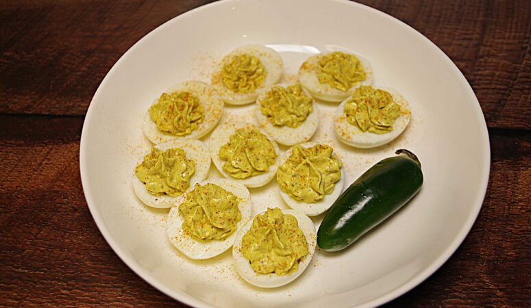 Instant PotSweet and Spicy Deviled Eggs